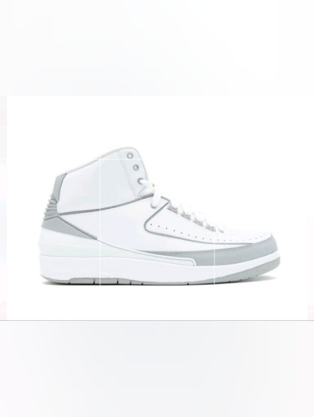 Jordan 2 Retro "25th Anniversary" Men's High-Top Sneakers - White/Grey